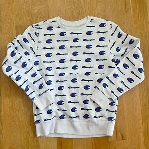 Champion Crew Neck Logo Boys Crewneck Sweatshirt